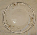 IVV Hand Painted Clear Glass Celestial Moon, Stars, Sun Plate 13.5" Gold Accents
