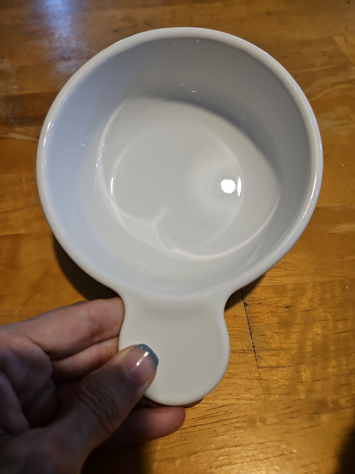Vintage Corning Ware White Grab It Bowl Heat N Serve P-150-B No Lid EUC