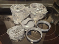 New 6pc NutriBullet Deluxe Upgrade Parts Kit Replacement Cups, Lids, Rings
