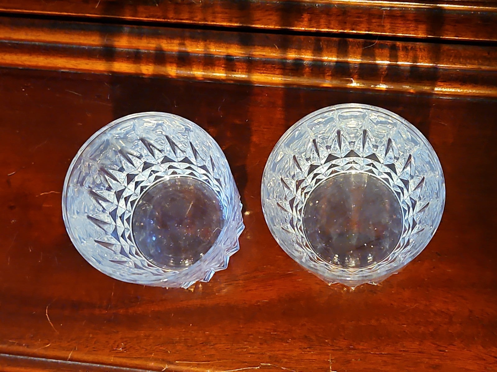 Set Of 2 Vintage Cristal D’Arques Tuilleries Villandry Old Fashioned Glasses