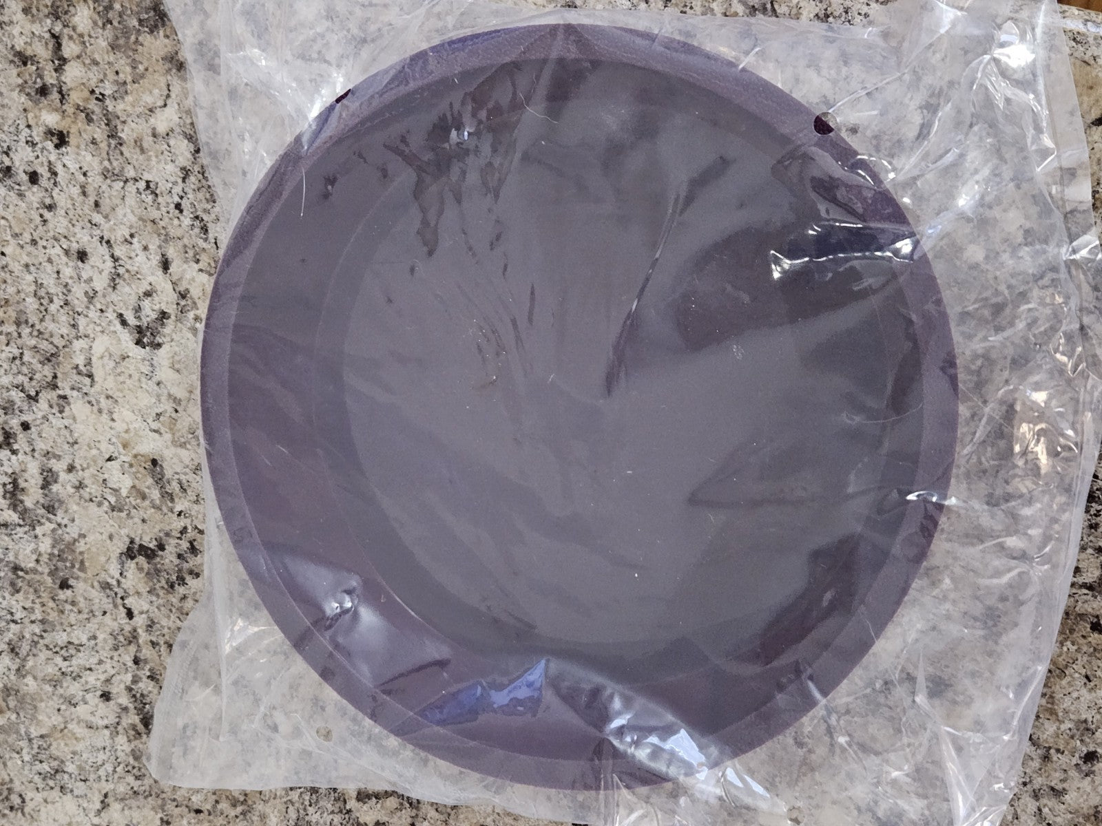 Epicure Silicone 8" Round 8 Cake Pan Baking Mold Purple NIP