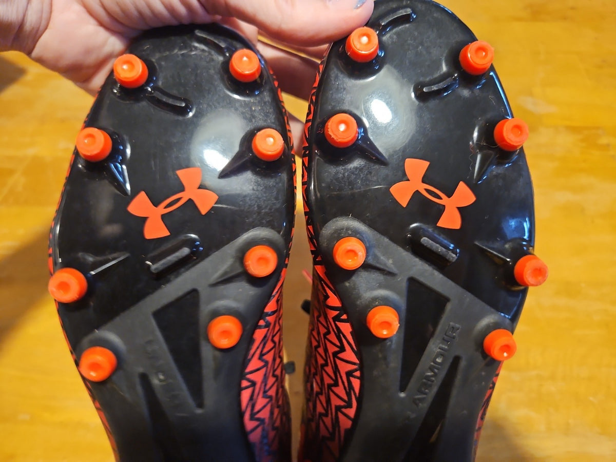 Under Armour Soccer Cleats Mens Size 9 CF Force 3.0 FG Athletic Shoes Sneakers