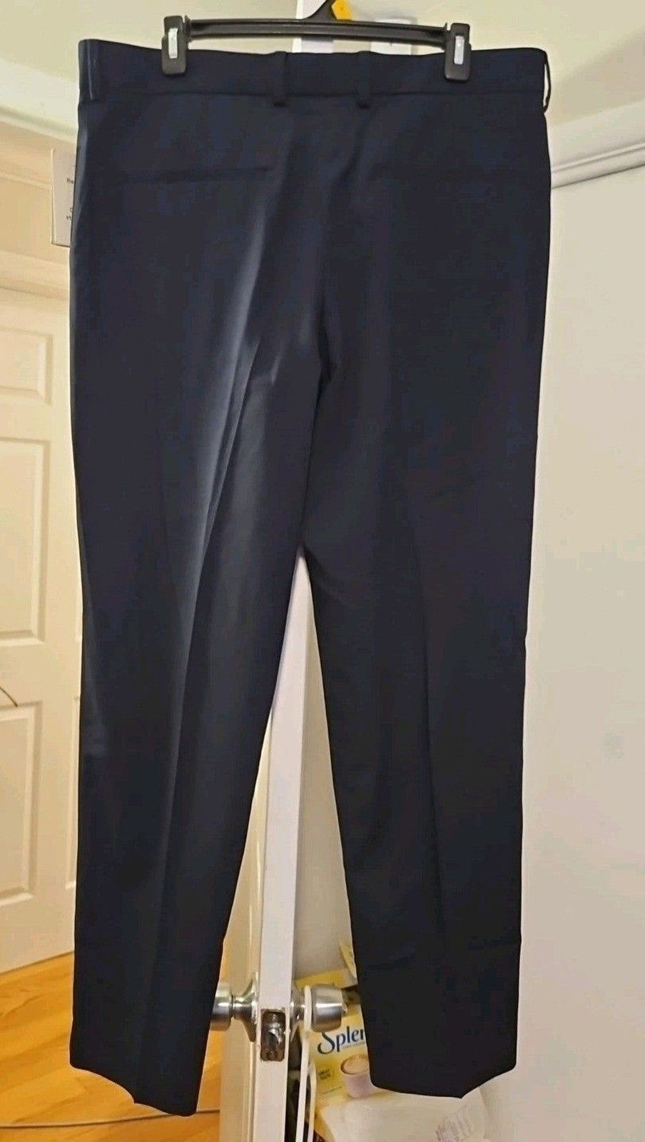 H&M Men's Regular Fit Coupe Standard Dress Pants Navy Blue Size 36 R NWT