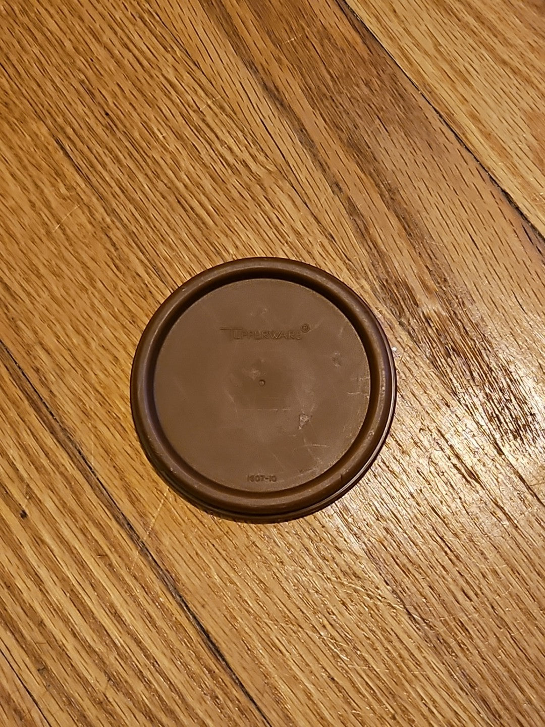 Vintage Tupperware Modular Mates 3.5" Round #1607-3 Brown Replacement Lid