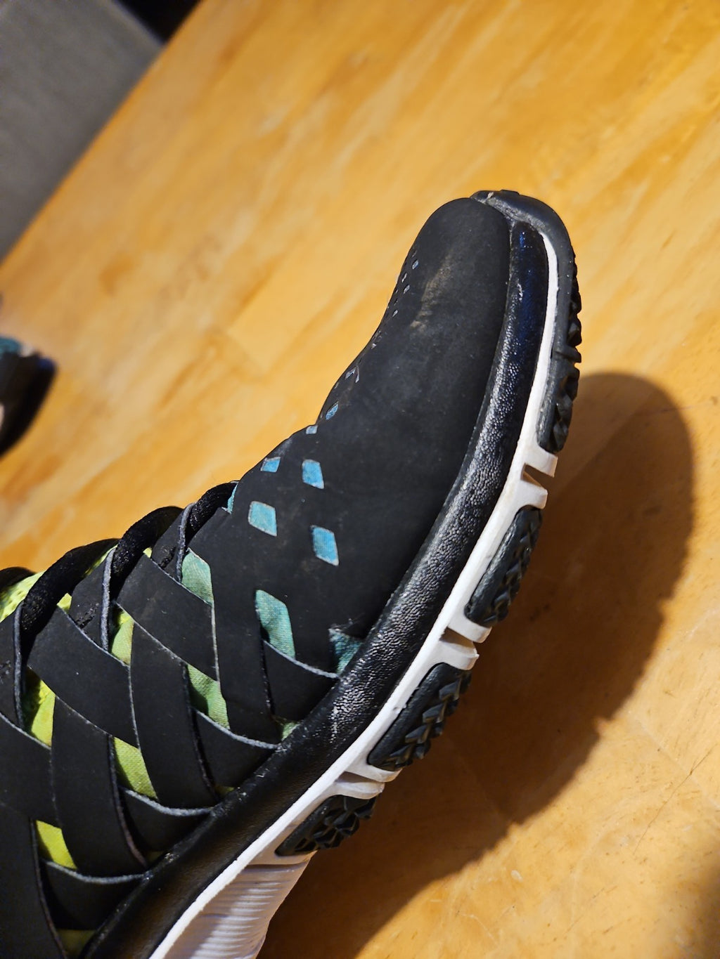 Nike Free Trainer 5.0 NRG Volt Black Current Blue 579813-704 Mens Size 10