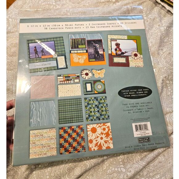 NIP Perfect Pages Outdoors 12x12 Scrapbooking Page Kit - New, sealed.