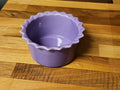 Vintage Chantal 5”x 2.5” Purple Fluted Baking Dish Ruffled Edge 1.5 Cups