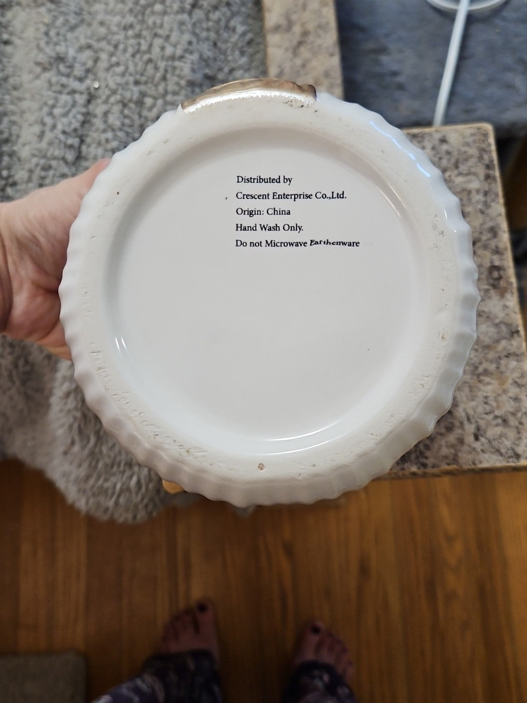 Target Bullseye Ceramic Mushroom Shaped Cookie Jar Candy Bowl 6" New