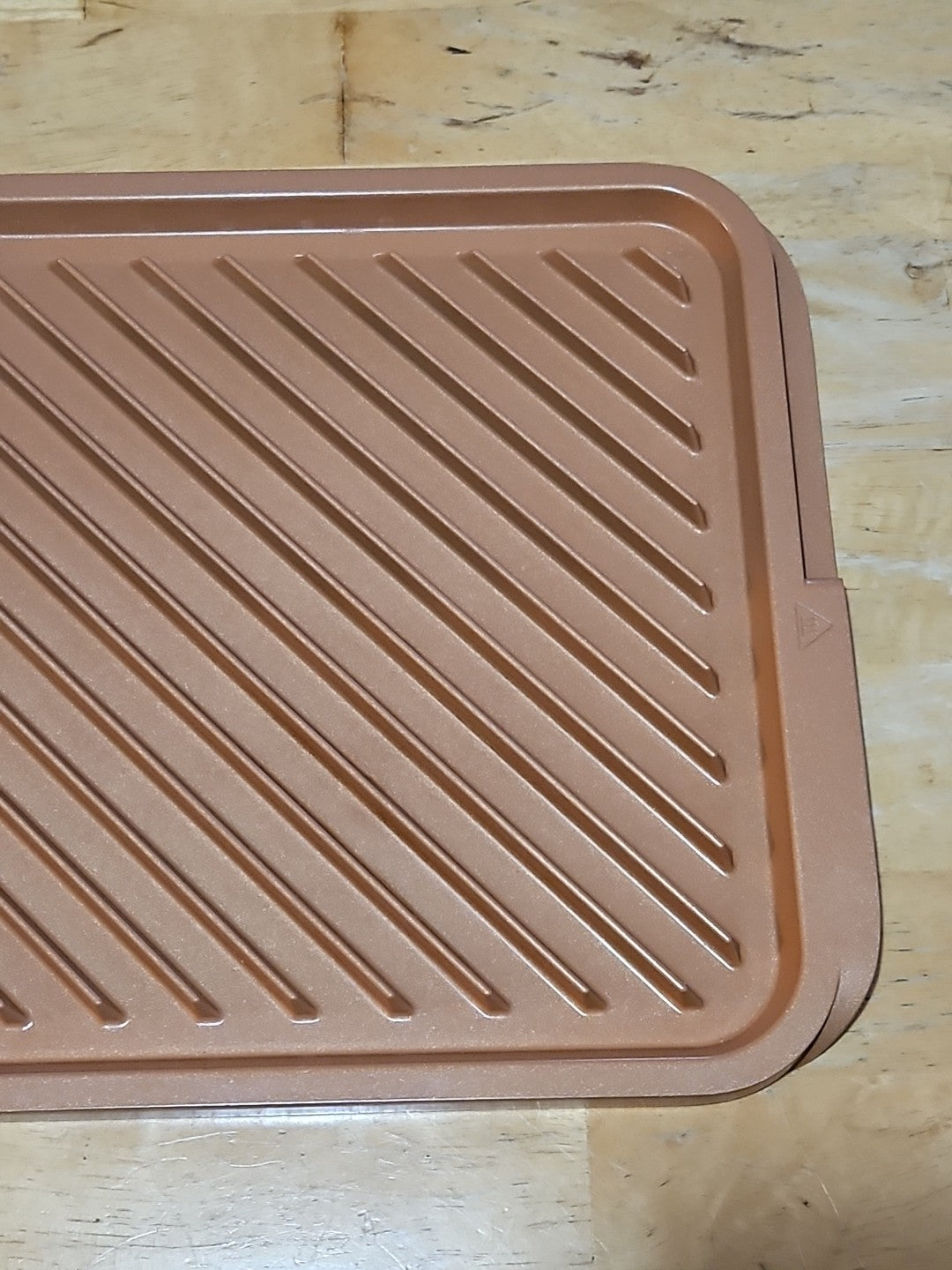 M16 Gotham Steel Nonstick Copper Reversible Double Grill & Griddle 11.5”