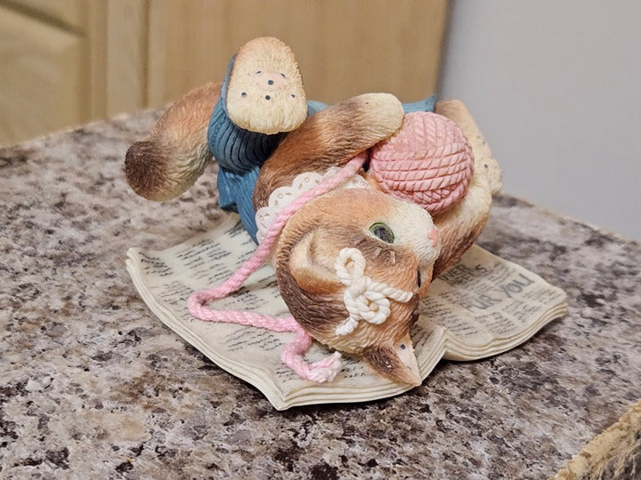 Vintage Calico Kittens by Priscilla Hillman - Head Over Heels For You