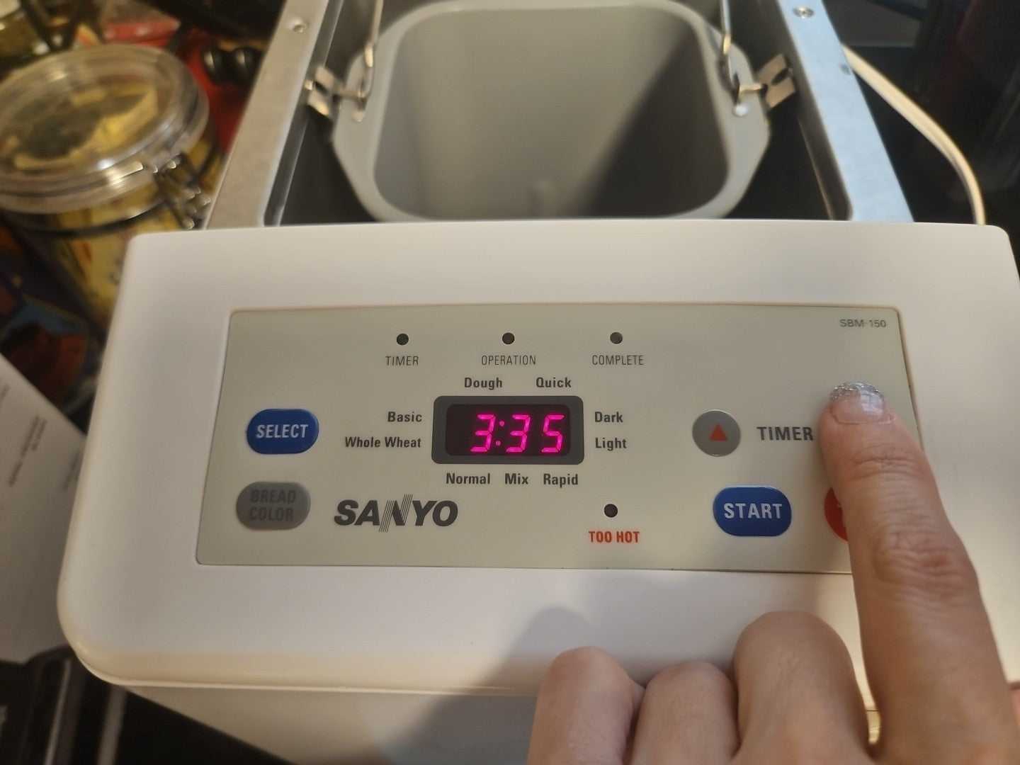 Sanyo Bread Factory Plus Automatic Bread Maker SBM-150 - READ Untested