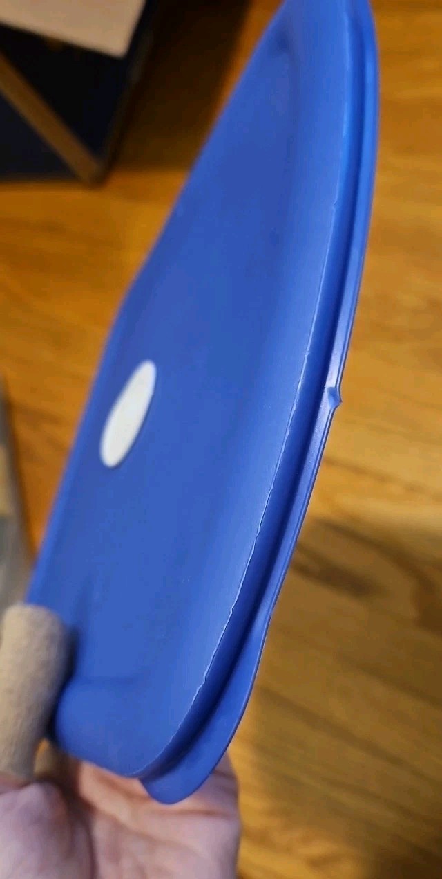 Pyrex Pro 3-qt Blue Rectangle Vented Replacement Lid 8212-VPC 12"x9"