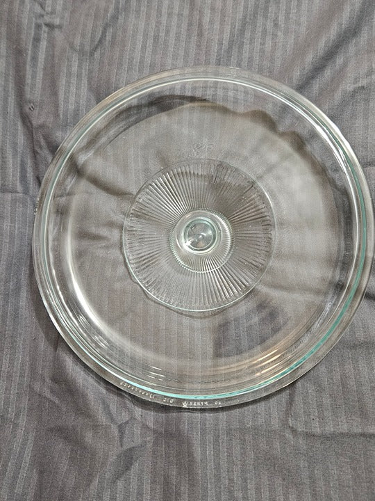 Vintage Pyrex Replacement Lid Pyrex G1C Aqua tint 8.75" Diameter EUC