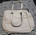 Paparazzi 'Life of the Party' Silver Gray Faux Leather Shoulder/Tote Bag