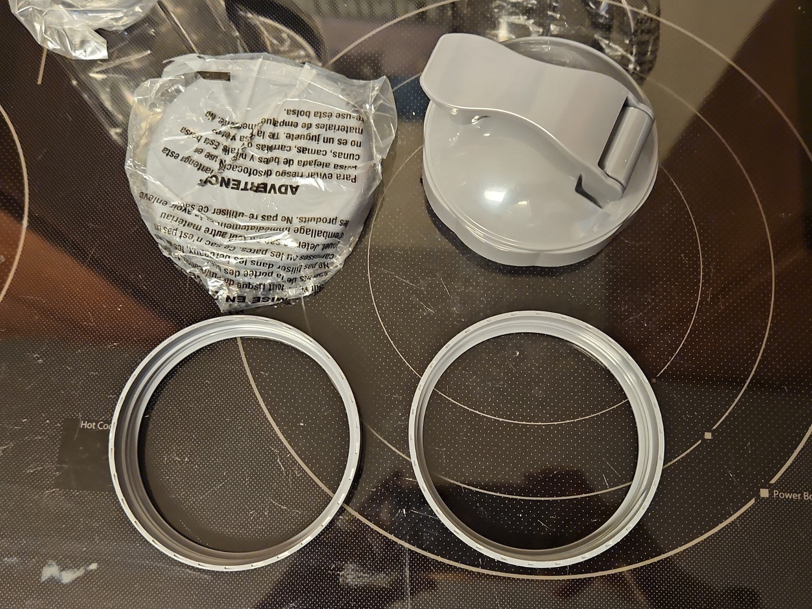 New 6pc NutriBullet Deluxe Upgrade Parts Kit Replacement Cups, Lids, Rings