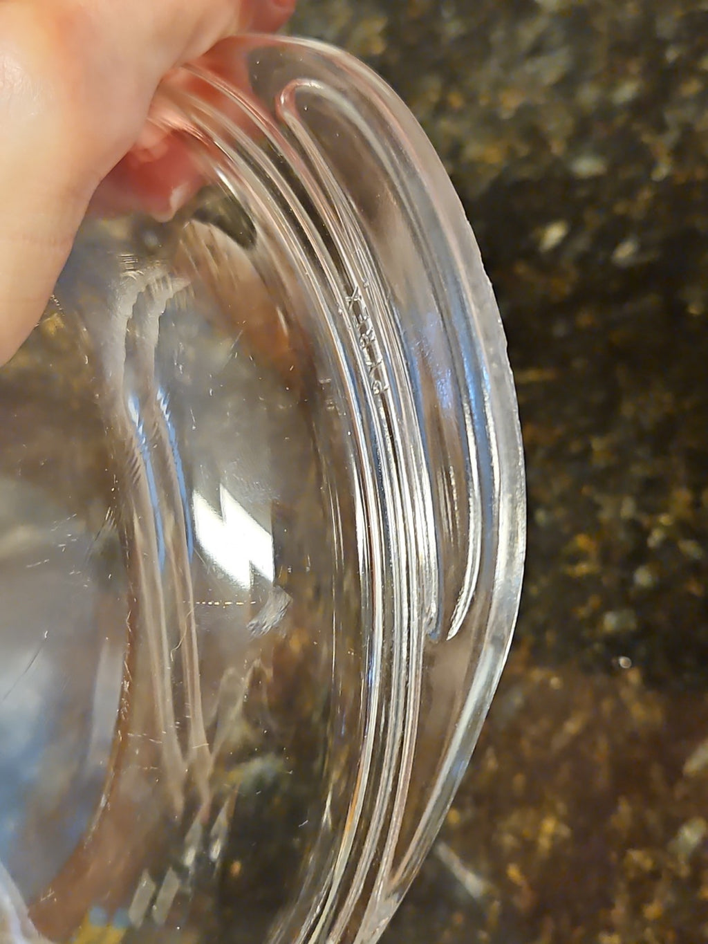 Vintage Pyrex 682-C 26 Clear Glass Casserole Dish Cover Replacement Lid Only