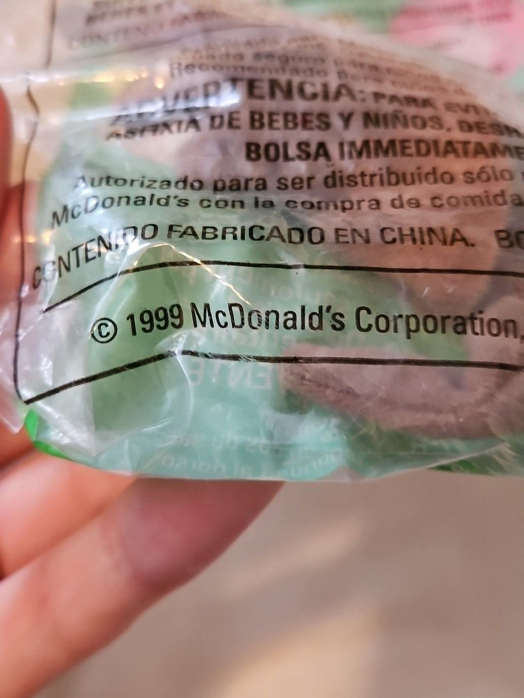 Vintage McDonalds 1993 1999 Ty Teenie Beanie Baby Claude the Crab ERRORS