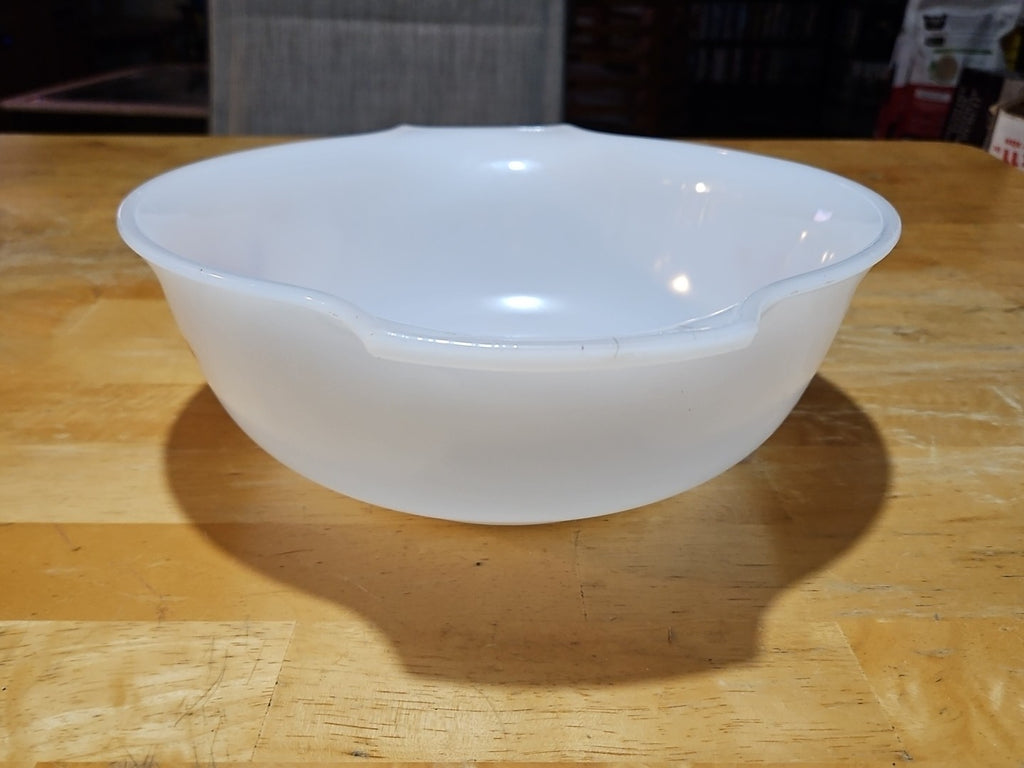 Vintage Glasbake Autumn Leaf Jewel Tea China 4 Qt Cinderella Mixing Bowl J-2357