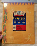 Vintage NIP Geopaper Southwest Stationery 25 Sheets Tribal Chili Peppers 8.5 x 11