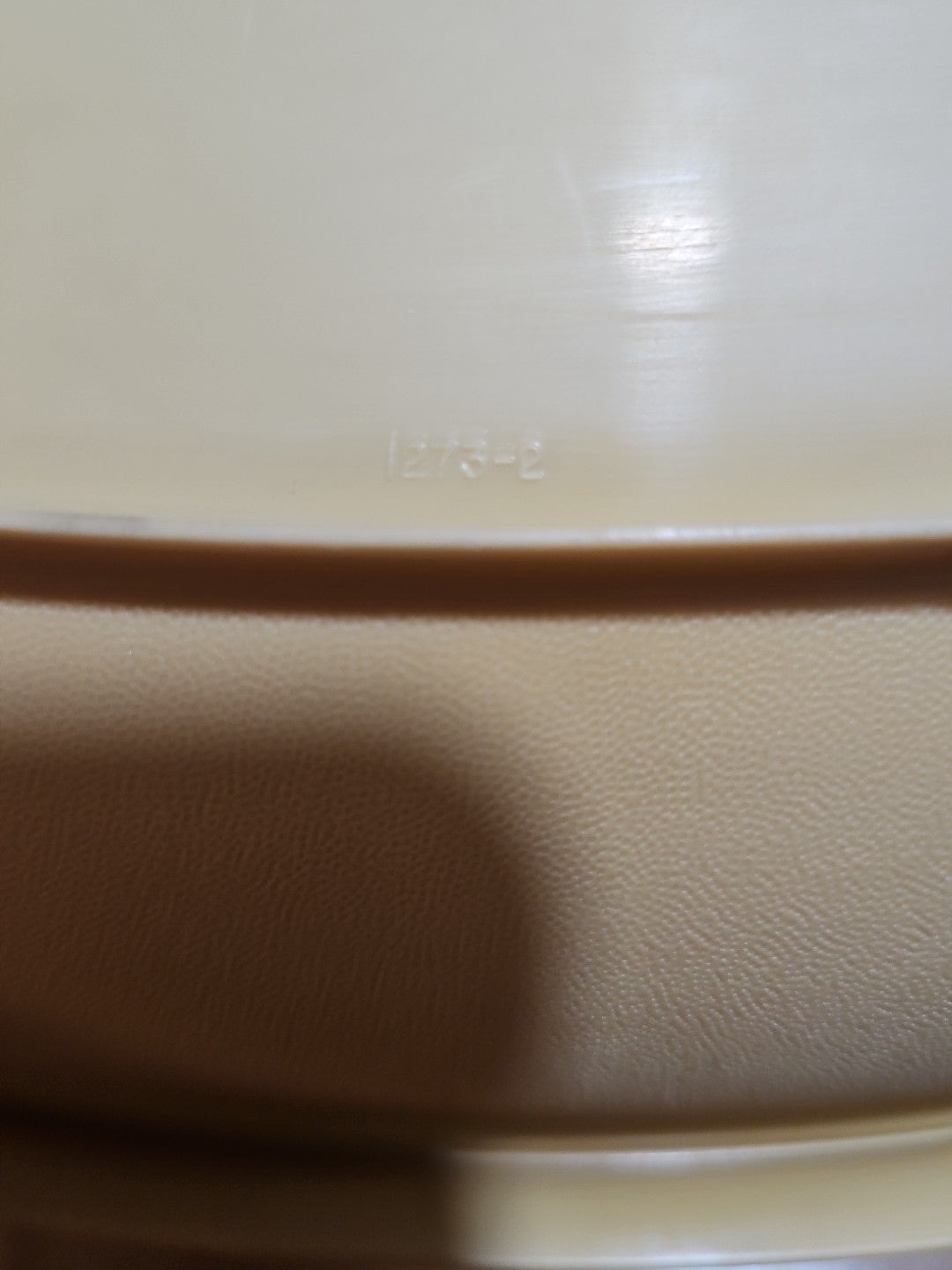 Vintage Tupperware Microwave Steamer #1273 Harvest Gold 3 Piece Set