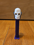 Vintage 1971 Purple Pez Dispenser Dr Skull Skeleton with Feet Made in Slovenia