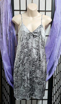 White House Black Market Python Snake Print Slip Dress Size P 00 Super Silky!