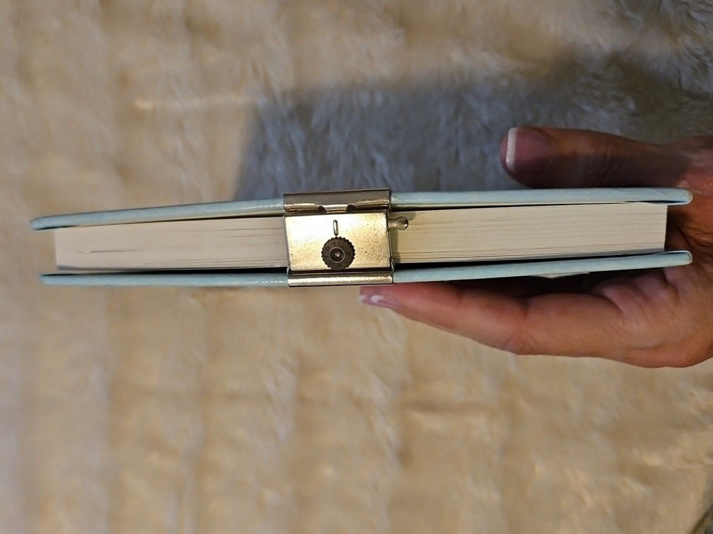 Whimsical Celestial Theme Hallmark Hardcover Locking Dream Journal 7.5" X 6.5"