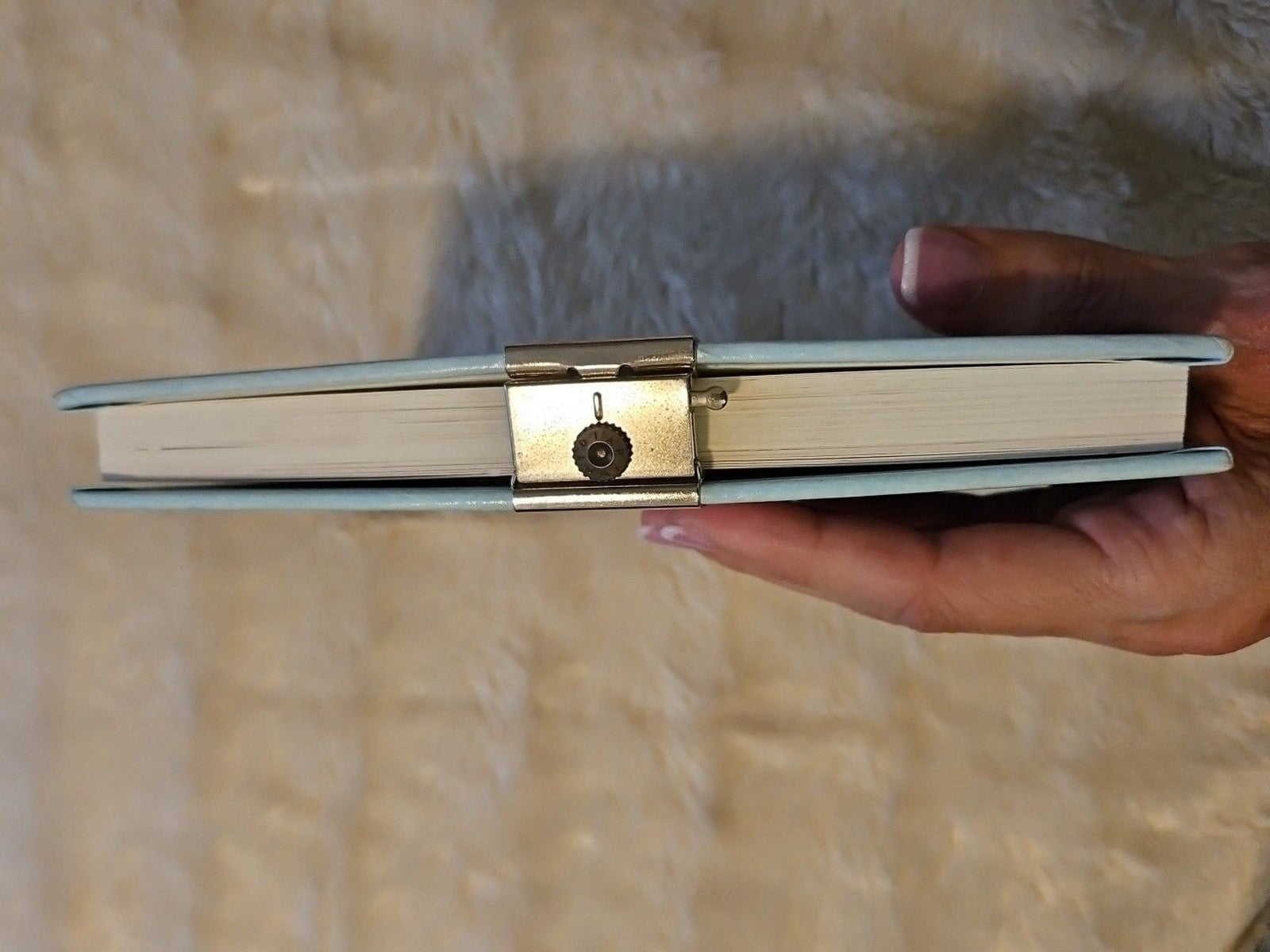 Whimsical Celestial Theme Hallmark Hardcover Locking Dream Journal 7.5" X 6.5"