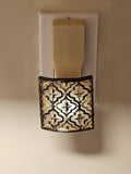 Bath & Body Works Wallflower Plug In Metallic Shiny Square Night Light Diffuser