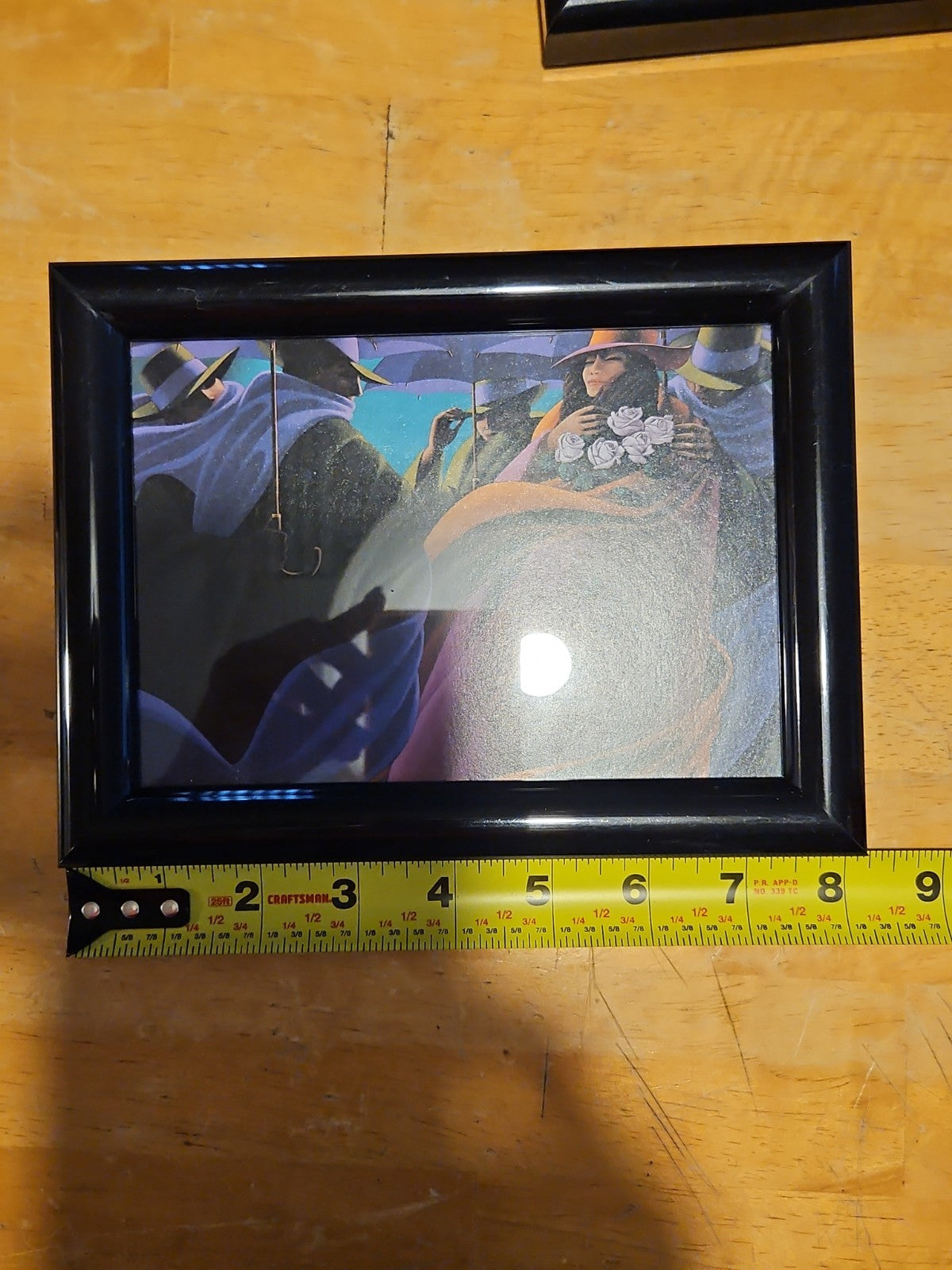 Claude Theberge Vintage Framed Mini Prints Set of 8 Umbrella Surrealist Gallery