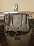 Avon Consultant Premier Beauty Business Tote Bag Purse Black & Pink With Insert