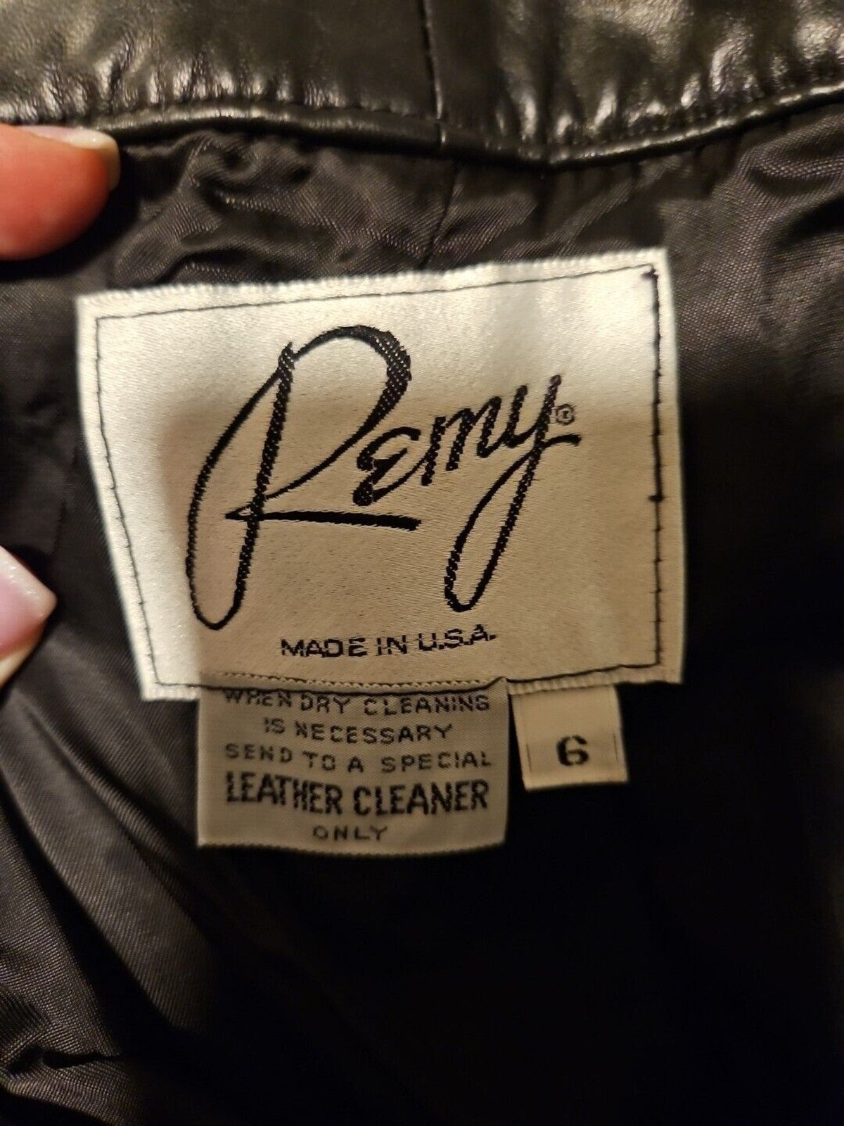 Womens Remi Leather Pants Black 6 Vintage 80s 90s Era Fully Lined, Super Soft