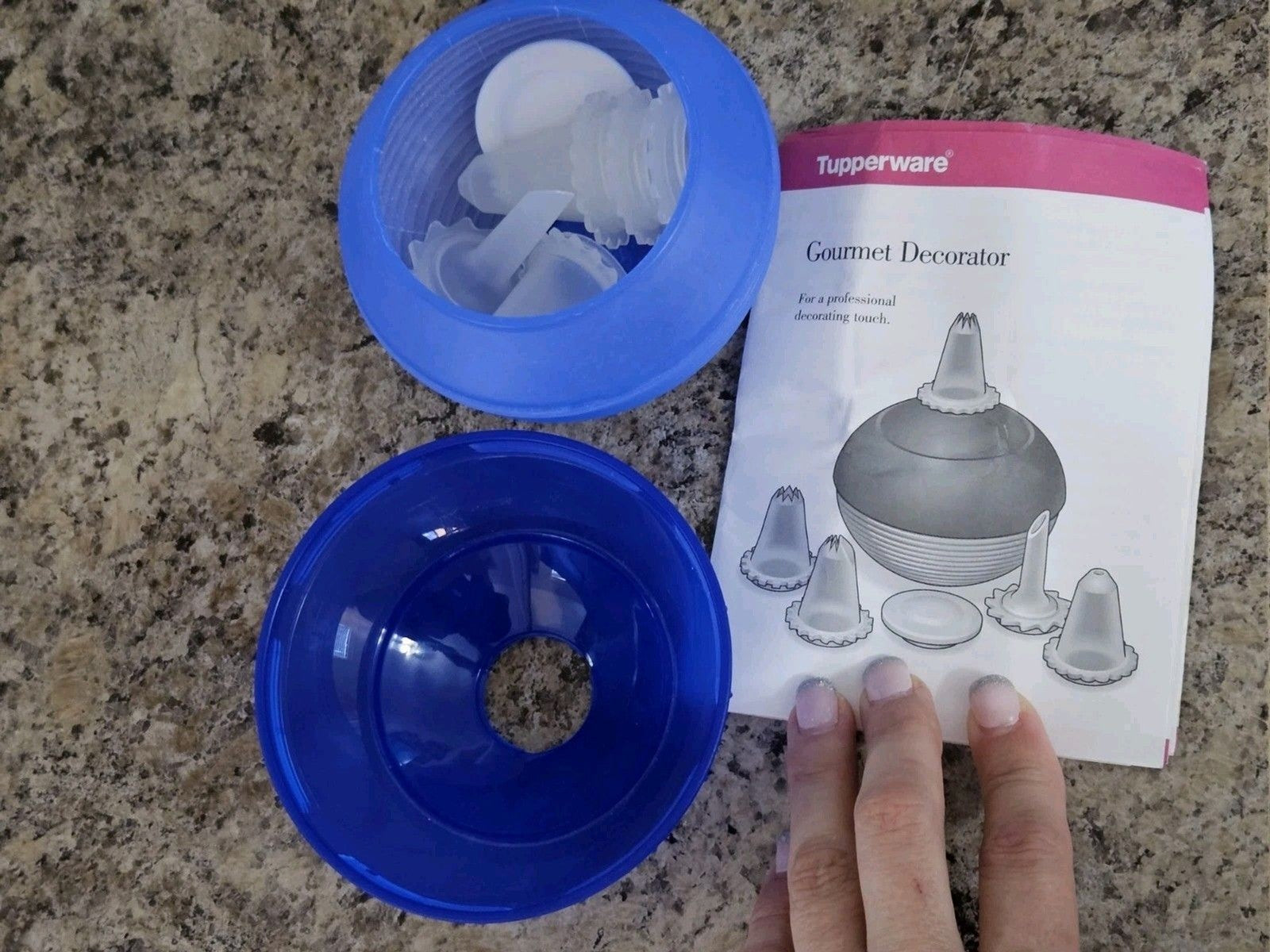 Vintage 1999 Tupperware Gourmet Decorator Set Complete EUC