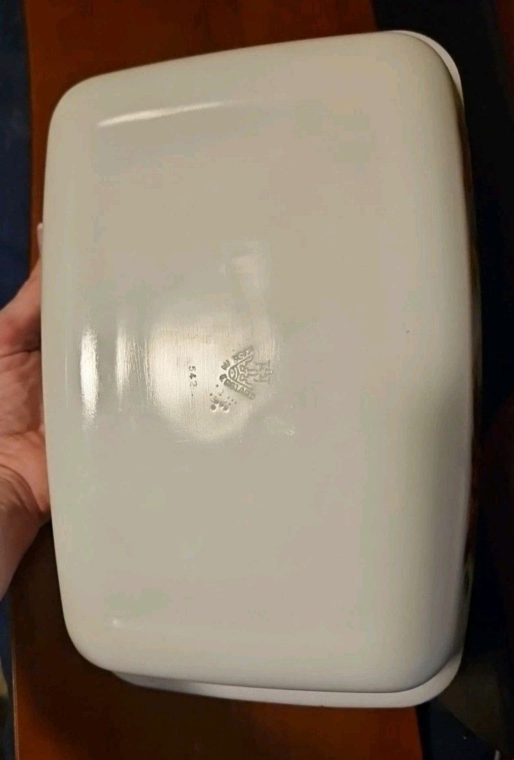 Vtg Pyrex JAJ Tuscan Market Garden Pattern 10" x 7" x 2.5" Casserole #542 EUC