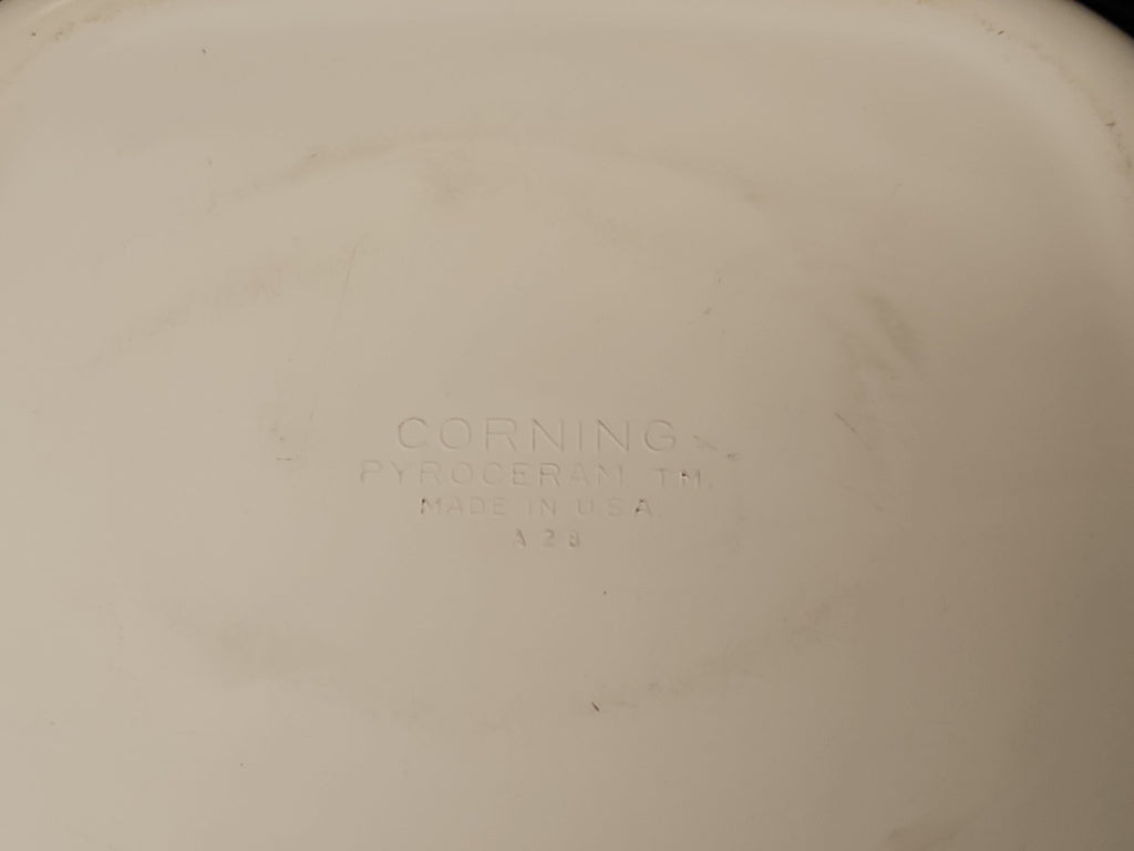 Corning Ware Blue Cornflower Pyroceram A28 10” Casserole Baking Dish w/ Lid EUC