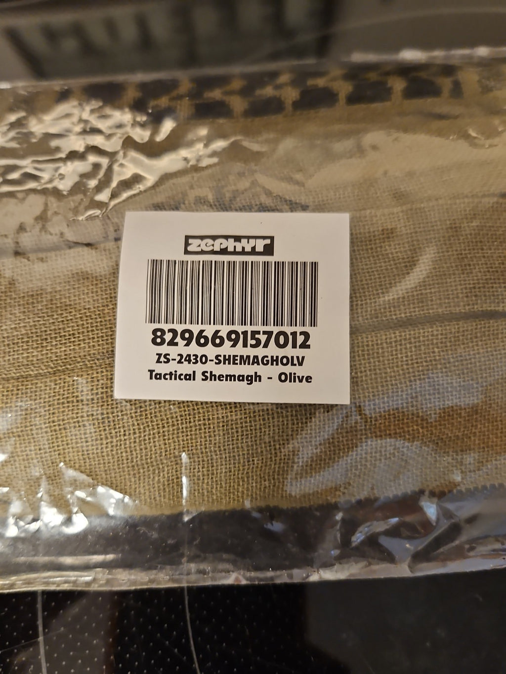 NIP Zephyr ZS-2430 Military Shemagh Tactical Desert Scarf Keffiyeh Wrap Olive