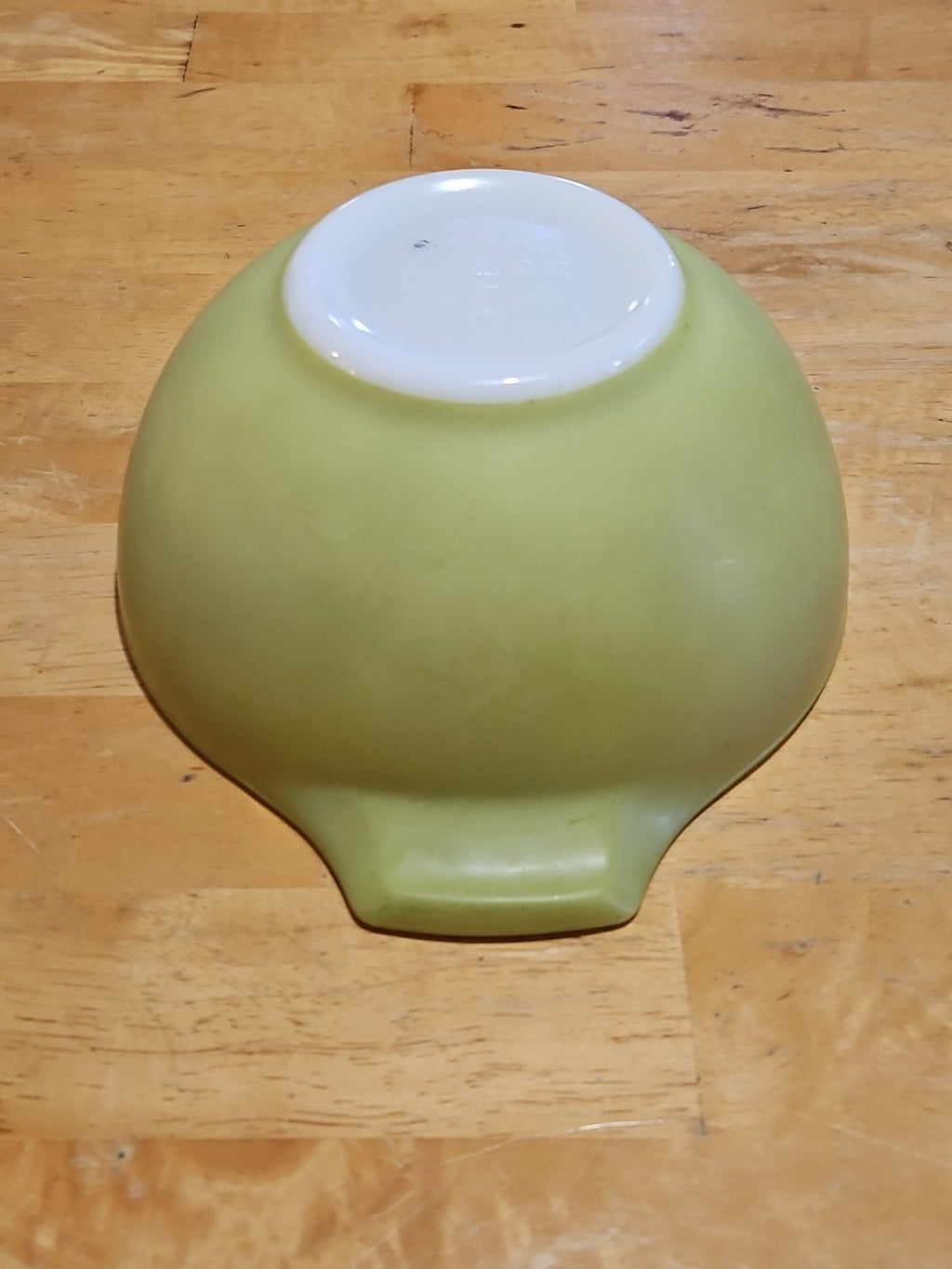 Vintage Pyrex #442 1-1/2 Quart Cinderella Mixing Bowl Verde Green Olive Green