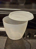 Vintage Tupperware Bowl Sheer 148 W/ Sheer Seal Lid 215