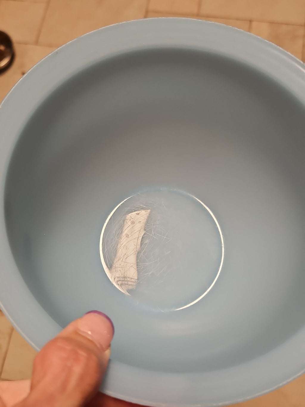 Tupperware Impressions Mixing Bowl Only No Lid 1.3L 3095B Pastel Blue