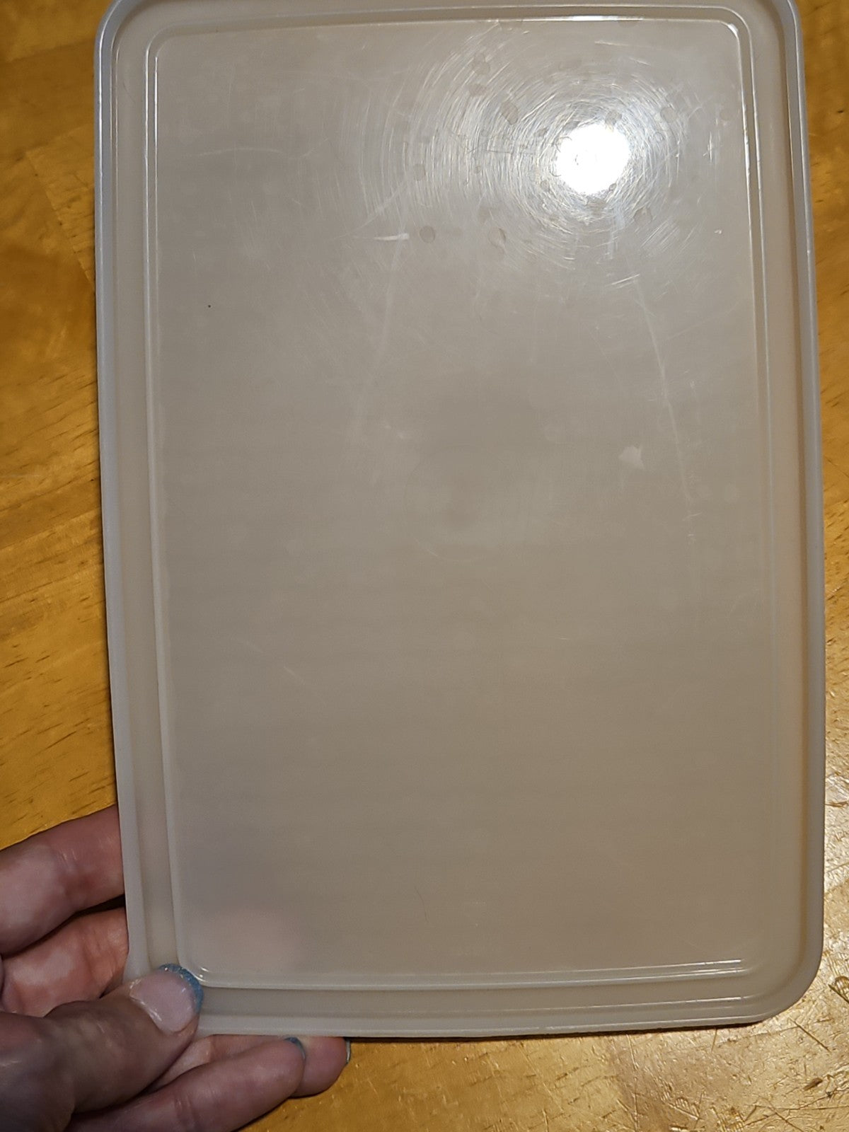 Tupperware Replacement Seal 9" by 6" Sheer Fridgesmart #3992A Lid Only