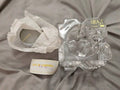SKYLIGHT BY MIKASA CLEAR GLASS CUBE VOTIVE HOLDER 3" NEW IN BOX