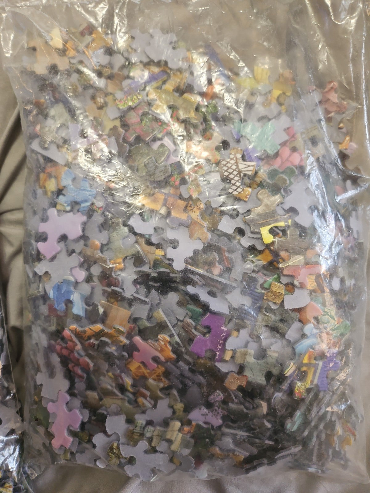 Set of 2 New Sealed 1500pc (Est) Mystery Theme Jigsaw Puzzles (No Box) READ