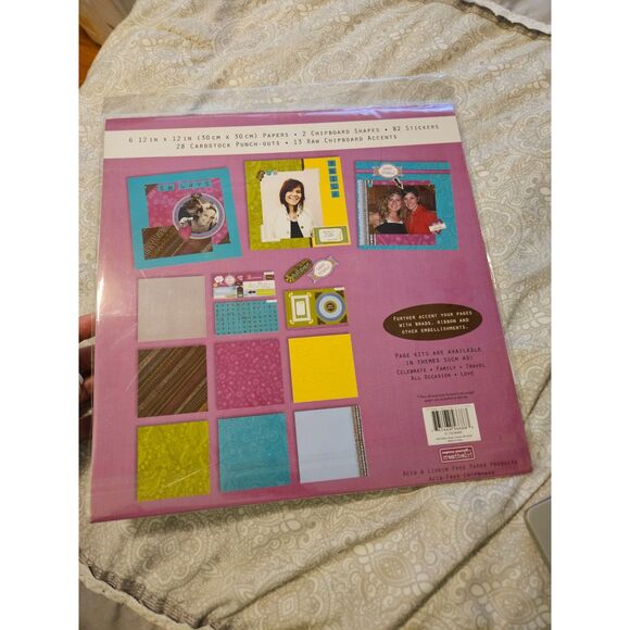 NIP Perfect Pages Young At Heart 12x12 Scrapbooking Page Kit - New, sealed.