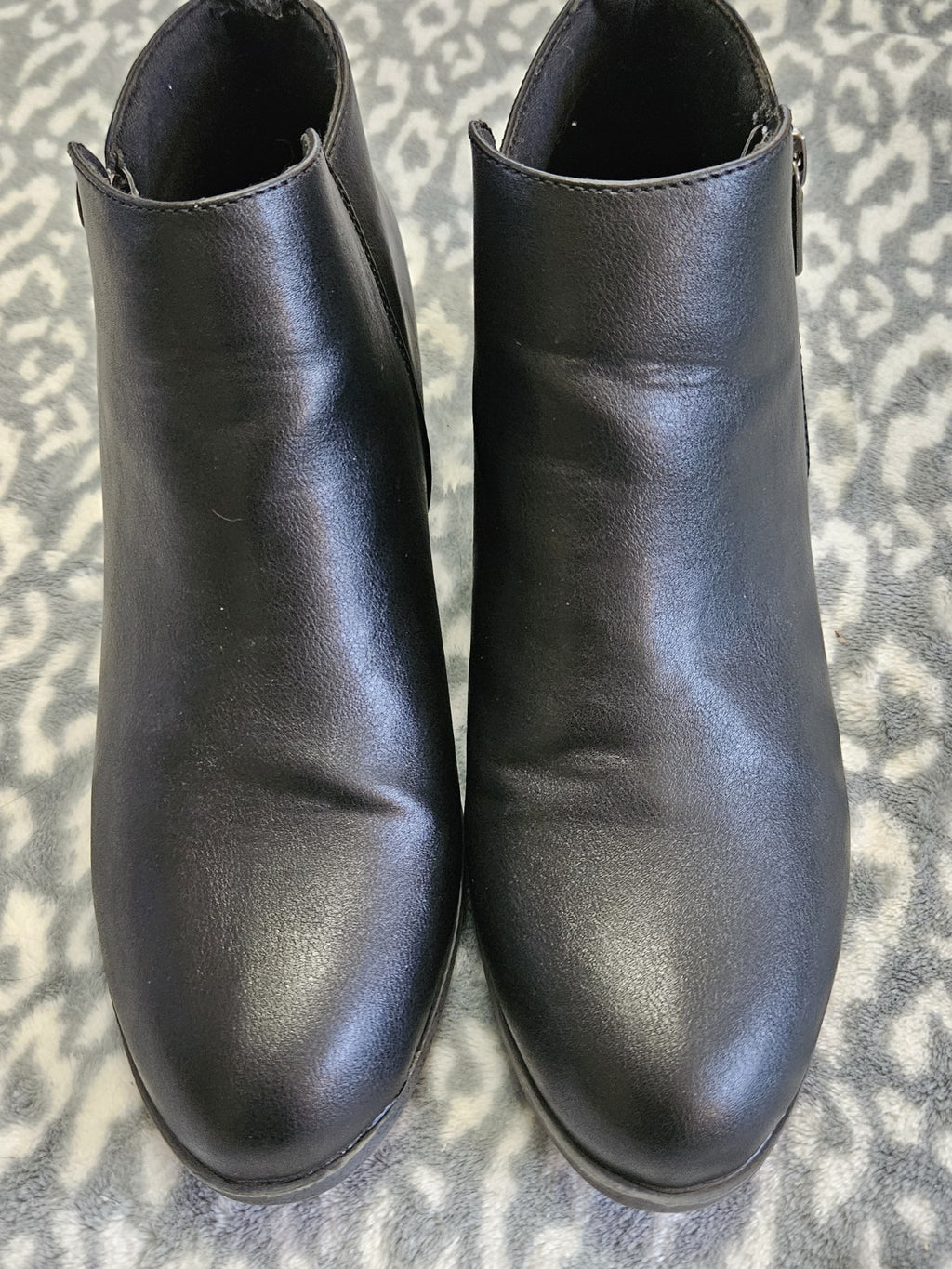 Sonoma Goods For Life Millo Black Ankle Boots Zip-up Women’s Size 9 EUC