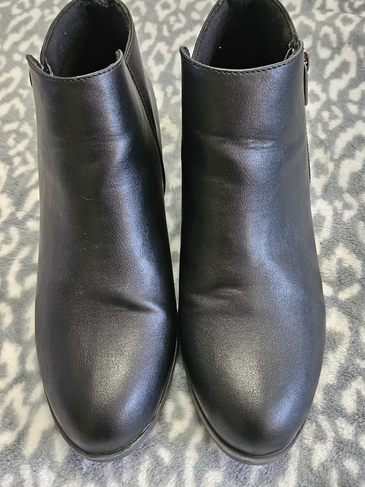 Sonoma Goods For Life Millo Black Ankle Boots Zip-up Women’s Size 9 EUC