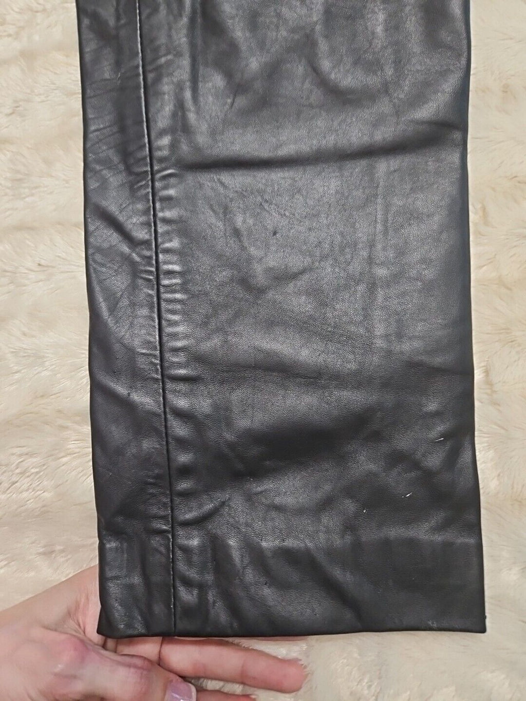 Womens Remi Leather Pants Black 6 Vintage 80s 90s Era Fully Lined, Super Soft