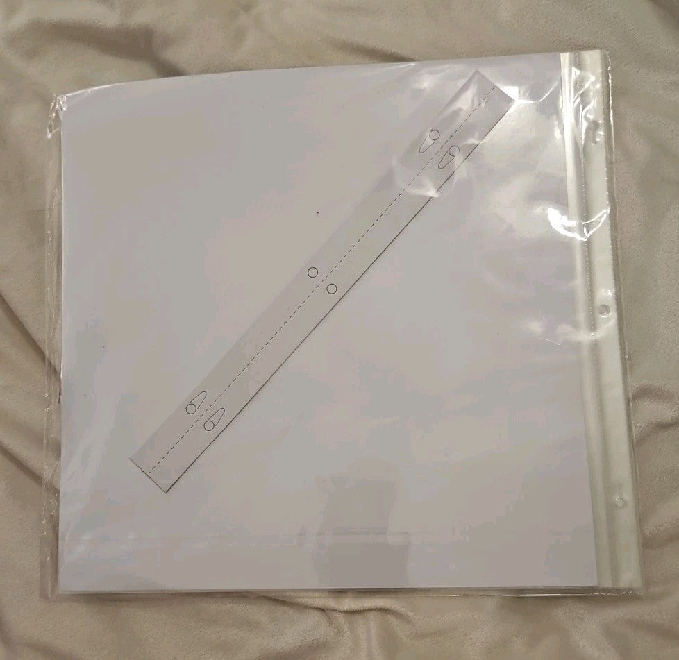 12x12 Pioneer RMW-5 Top Loading Page Protectors Refill Post-Bound NIP