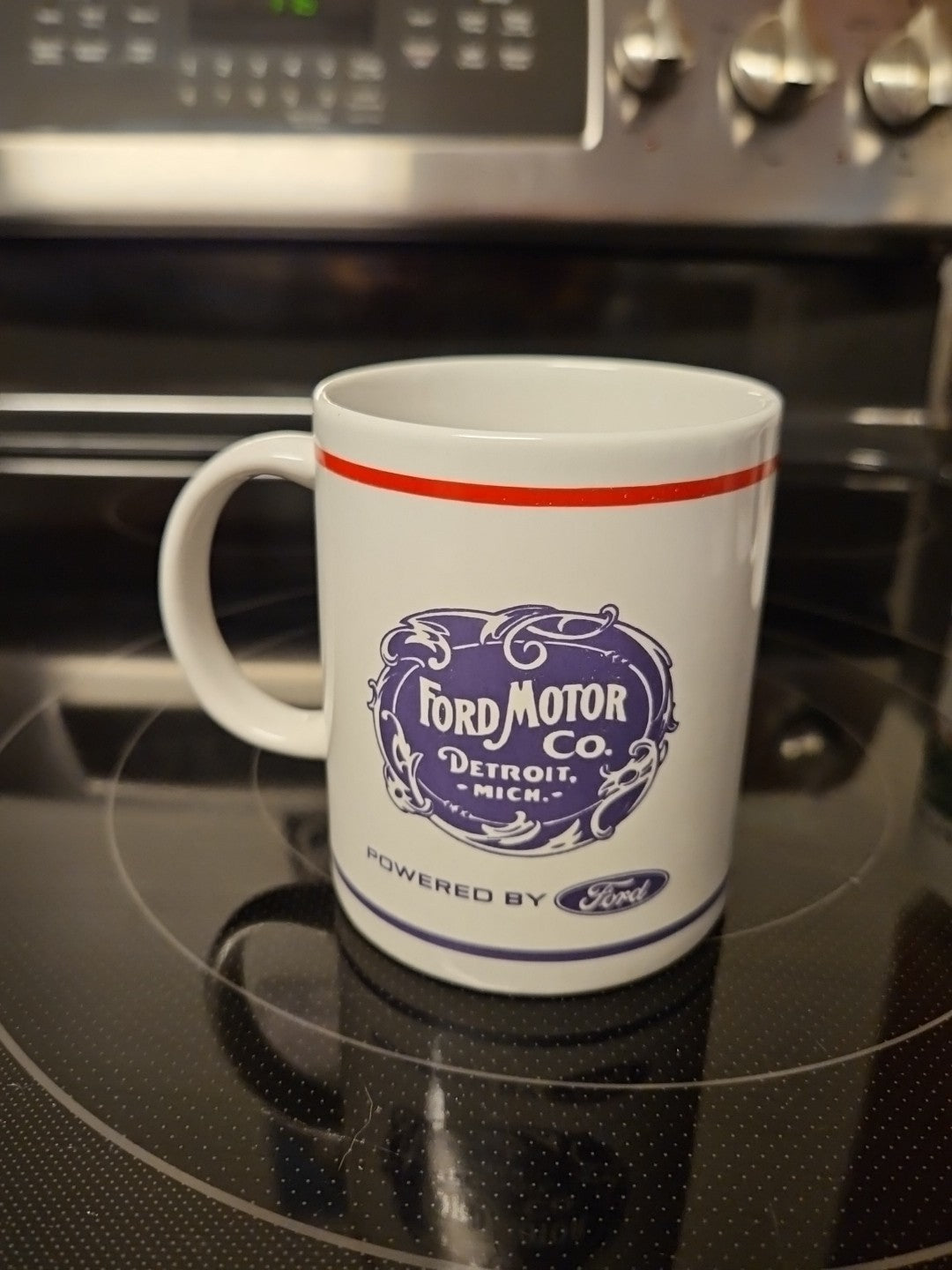 Set of 4 Ford Coffee Mugs - 3 Of F-1 America's Hardest Working Truck & 1 Logo