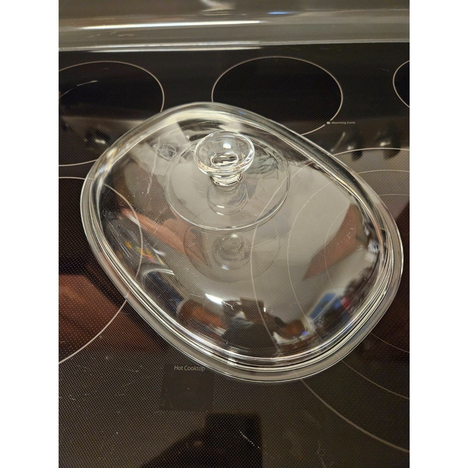 Vintage Corning Ware Pyrex Oval Glass F-14-C Replacement Lid Only
