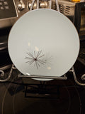 Vintage MCM Franciscan Silver Pine Salad Plate Near Mint 8.25" Atomic Pine
